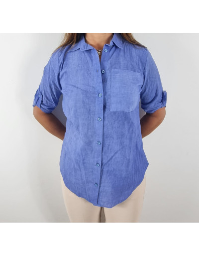 Bluzka - KOSZULA dżinsowa