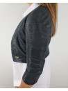 CZARNE  bolerko błysk