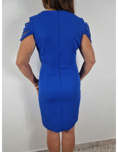 Sukienka Kobalt Sznurki